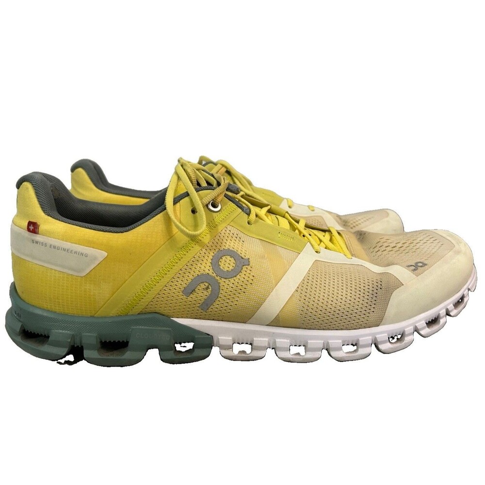 Men's On Cloudflow Citrus/Sea Running Shoes Size 12 - Picture 1 of 8